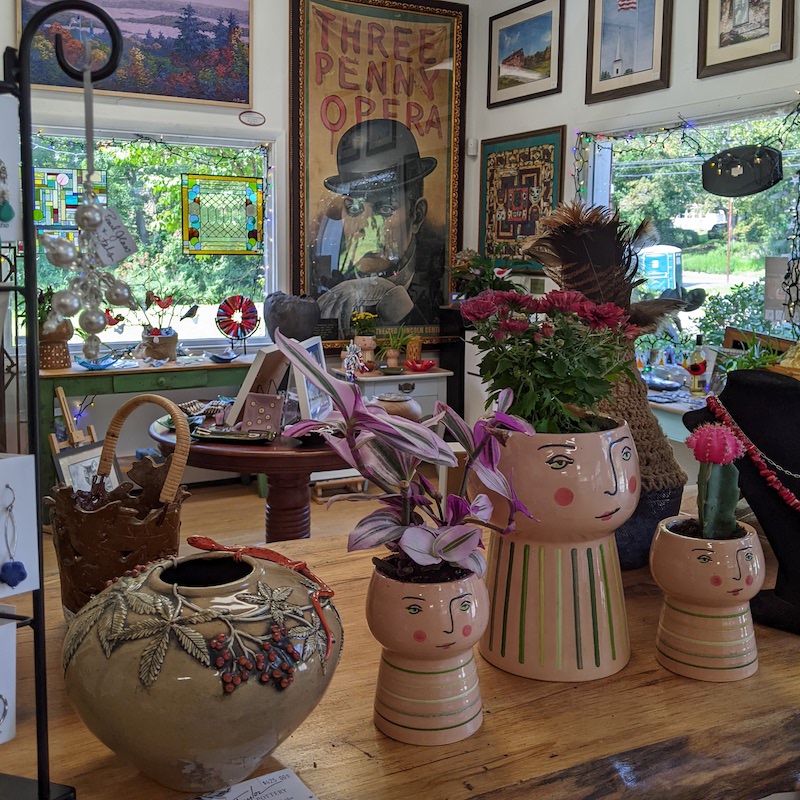 Gifts from the gift shop at Art and Frame of Newtown